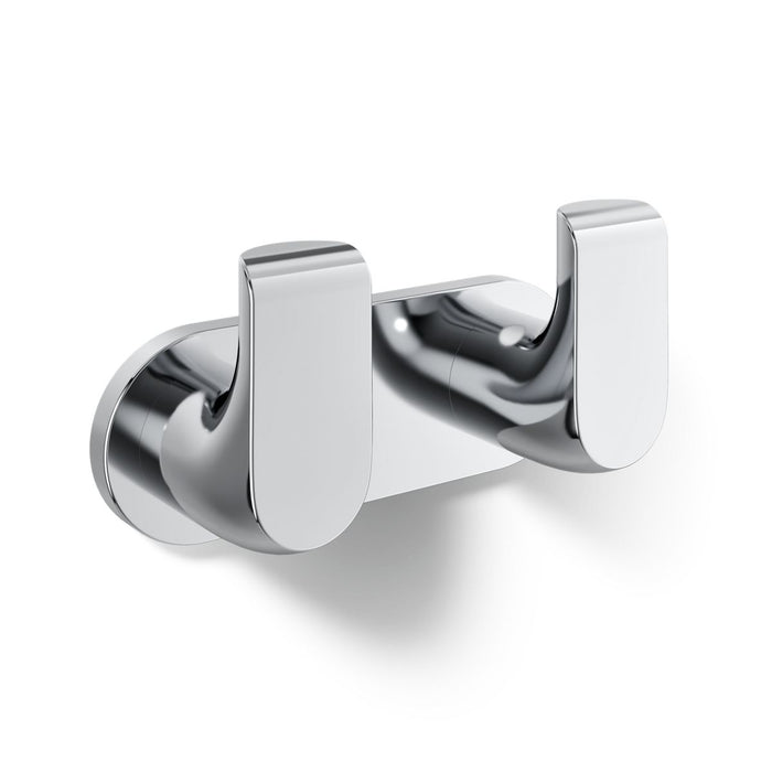 KOHLER K-97500 Avid Double robe hook, polished chrome - view 2