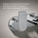 KOHLER K-97500 Avid Double robe hook, polished chrome - view 5