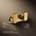 KOHLER K-97500 Avid Double robe hook, vibrant brushed moderne brass - view 4
