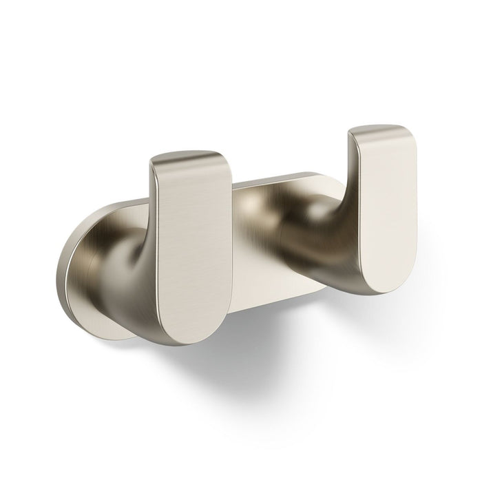 KOHLER K-97500 Avid Double robe hook, vibrant brushed nickel - view 3