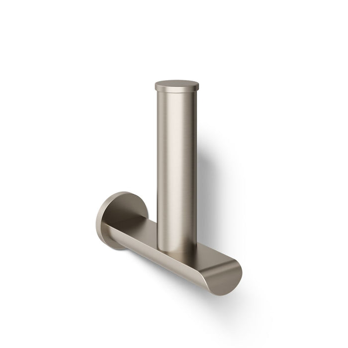 KOHLER K-97502 Avid Vertical toilet paper holder, vibrant brushed nickel - view 4