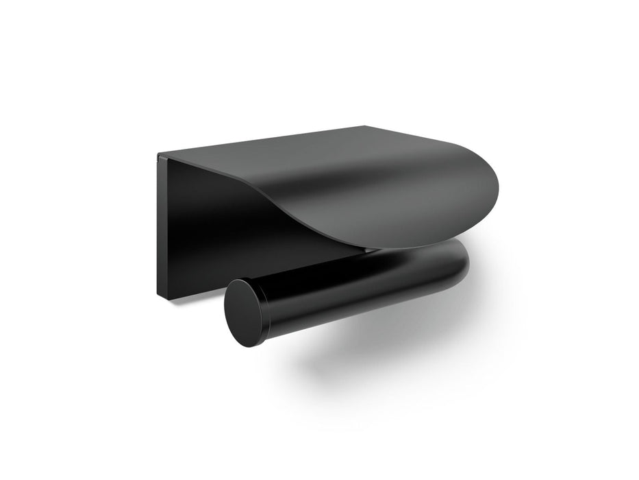 KOHLER K-97503 Avid Covered toilet paper holder, matte black