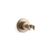 KOHLER K-975 Stillness Adjustable wall-mount holder, vibrant brushed bronze