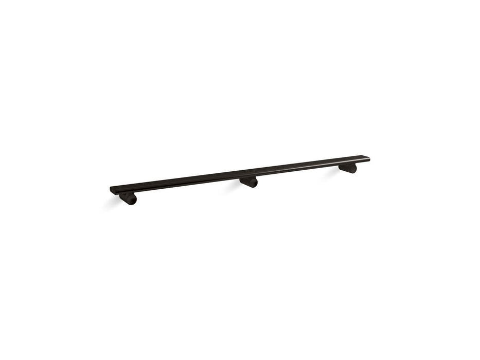 KOHLER K-97626 Choreograph 36" shower barre, anodized dark bronze