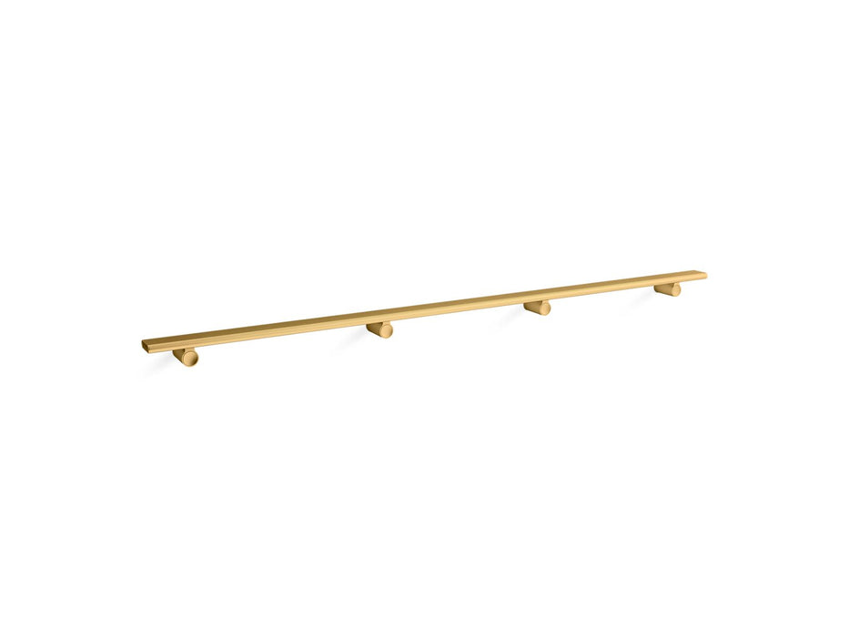 KOHLER K-97628 Choreograph 54" shower barre, vibrant brushed moderne brass