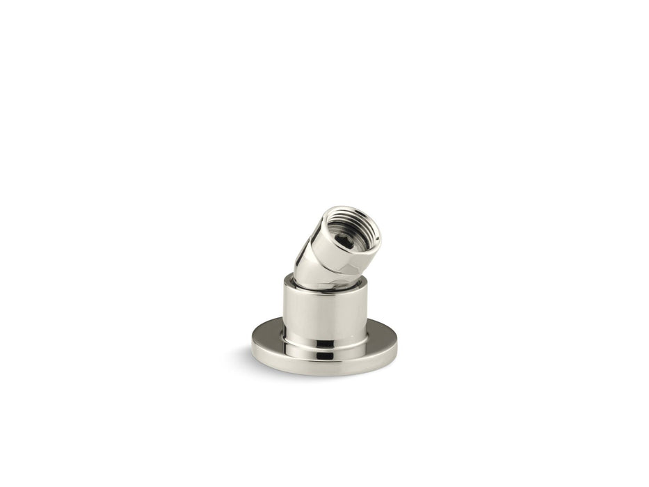 KOHLER K-977 Stillness Deck-mount Handshower Holder with Hoses, vibrant polished nickel