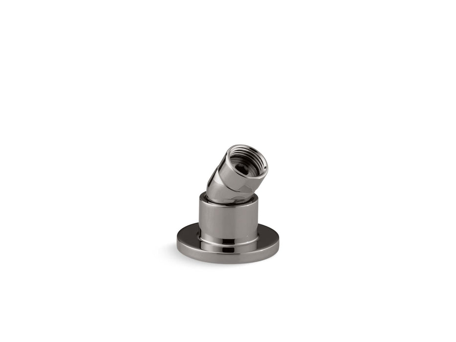 KOHLER K-977 Stillness Deck-mount Handshower Holder with Hoses, vibrant titanium