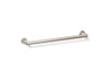 KOHLER K-97878 Kumin 18" towel bar, vibrant brushed nickel