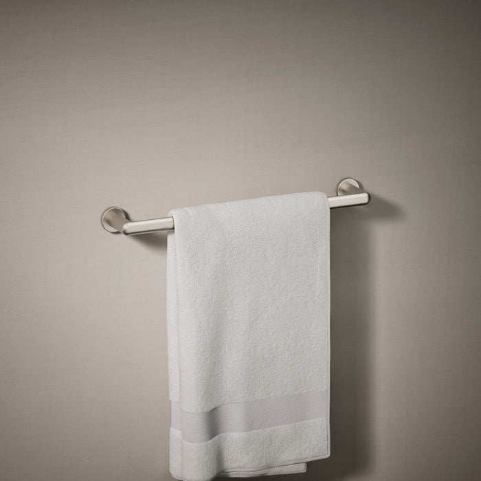 KOHLER K-97878 Kumin 18" towel bar, vibrant brushed nickel - view 5