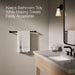 KOHLER K-97882 Kumin 24" towel bar, matte black - view 4
