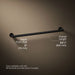 KOHLER K-97882 Kumin 24" towel bar, matte black - view 5