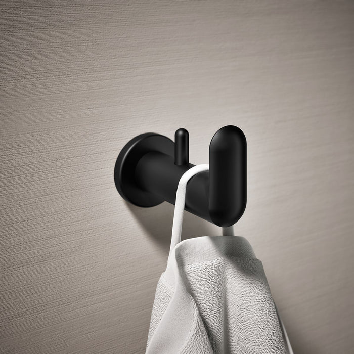 KOHLER K-97897 Kumin Robe hook, matte black - view 2
