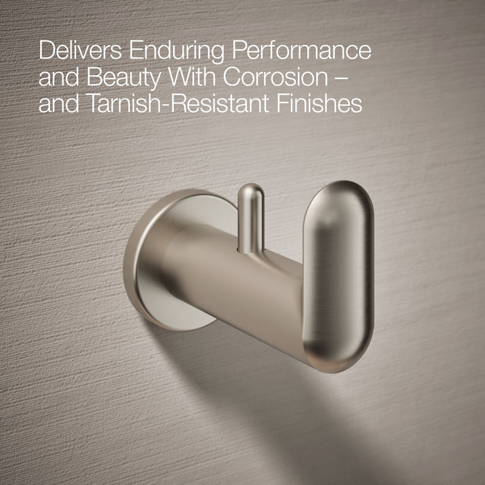 KOHLER K-97897 Kumin Robe hook, vibrant brushed nickel - view 3
