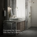 KOHLER K-98068-6 Artifacts T-handle bathroom sink faucet handles, vibrant brushed nickel - view 4