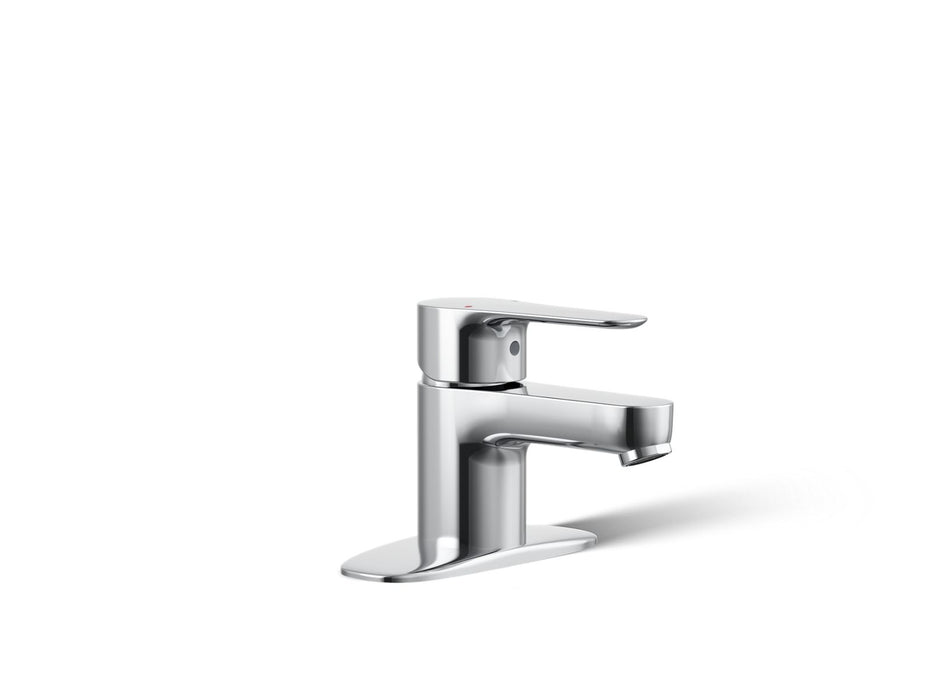 KOHLER K-98146-4 July Single-handle bathroom sink faucet, 1.2 gpm, polished chrome