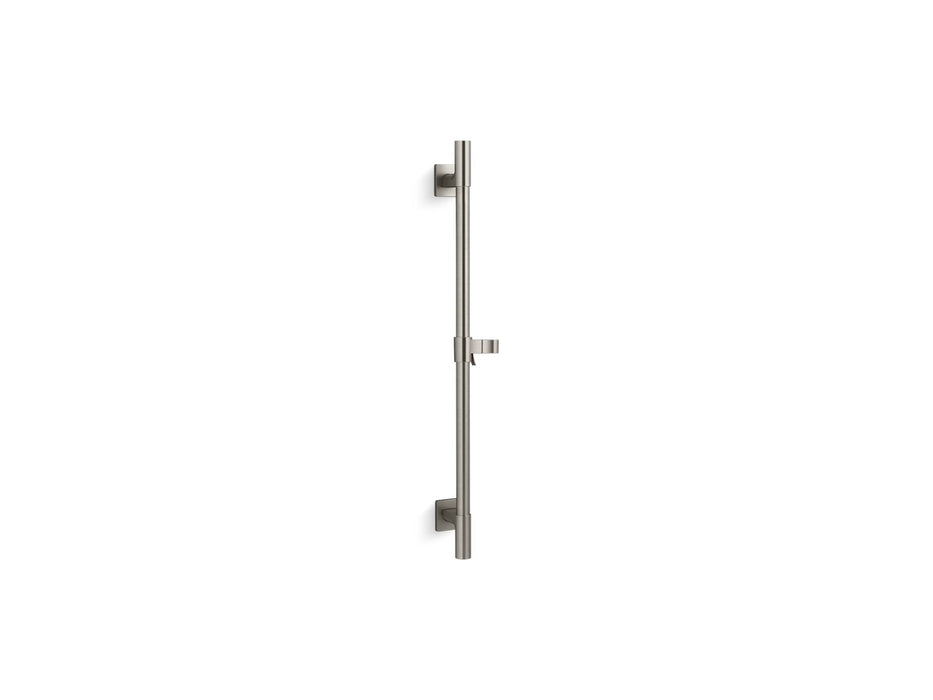 KOHLER K-98342 Awaken Deluxe slidebar, 24", vibrant brushed nickel