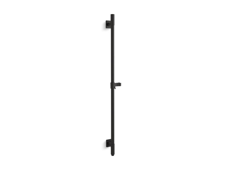 KOHLER K-98344 Awaken 36" deluxe slidebar with integrated water supply, matte black