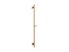 KOHLER K-98344 Awaken 36" deluxe slidebar with integrated water supply, vibrant brushed moderne brass