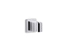 KOHLER K-98348 Awaken Adjustable wall holder, polished chrome