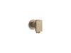 KOHLER K-98353 Exhale Wall-mount supply elbow with check valve, vibrant brushed bronze