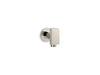 KOHLER K-98353 Exhale Wall-mount supply elbow with check valve, vibrant polished nickel