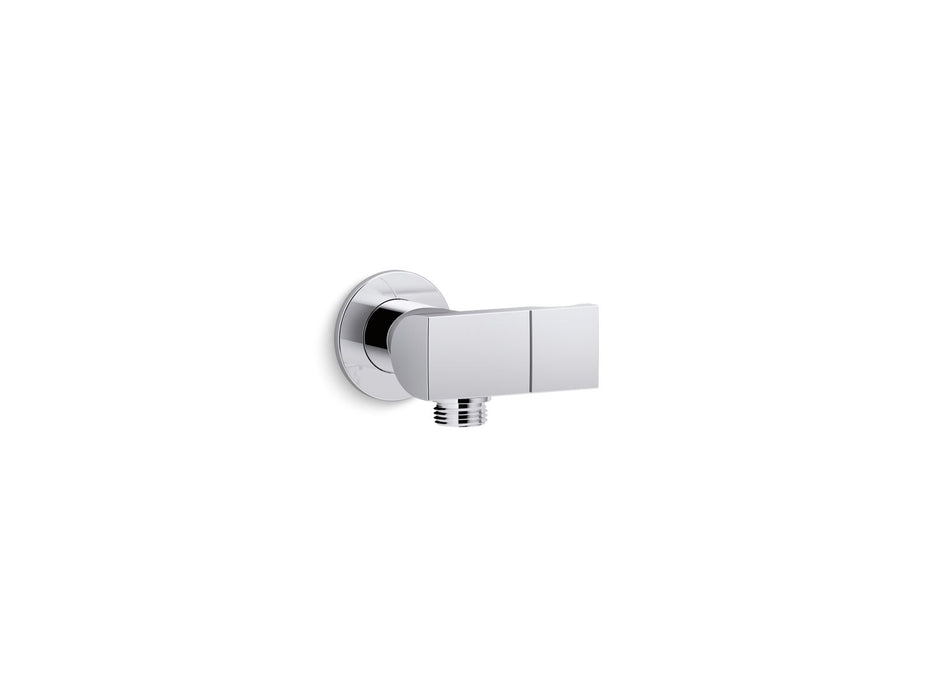 KOHLER K-98354 Exhale Wall-mount handshower holder with supply elbow and check valve, polished chrome