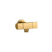 KOHLER K-98355 Exhale Wall-mount handshower holder with supply elbow and volume control, vibrant brushed moderne brass