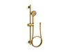 KOHLER K-98361-G Awaken G90 28" three-function handshower kit, 1.75 gpm, vibrant brushed moderne brass