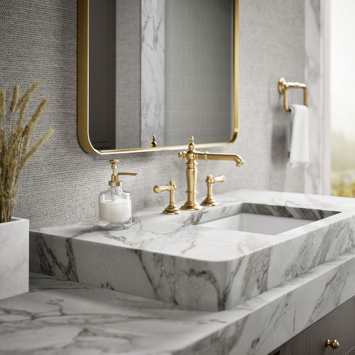 KOHLER K-98630 Artifacts Soap dispenser, vibrant brushed moderne brass - view 5