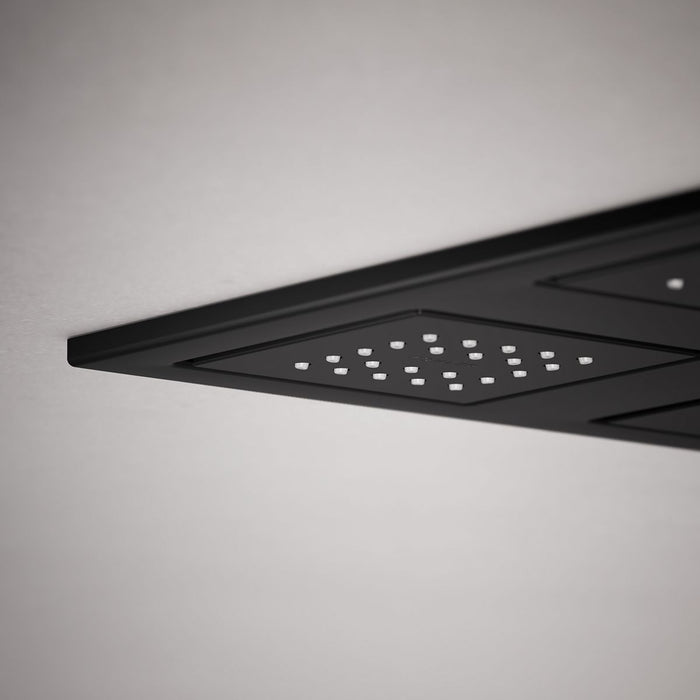 KOHLER K-98740 WaterTile Rain Overhead Shower Panel with Four 22-nozzle Sprayheads, matte black - view 5