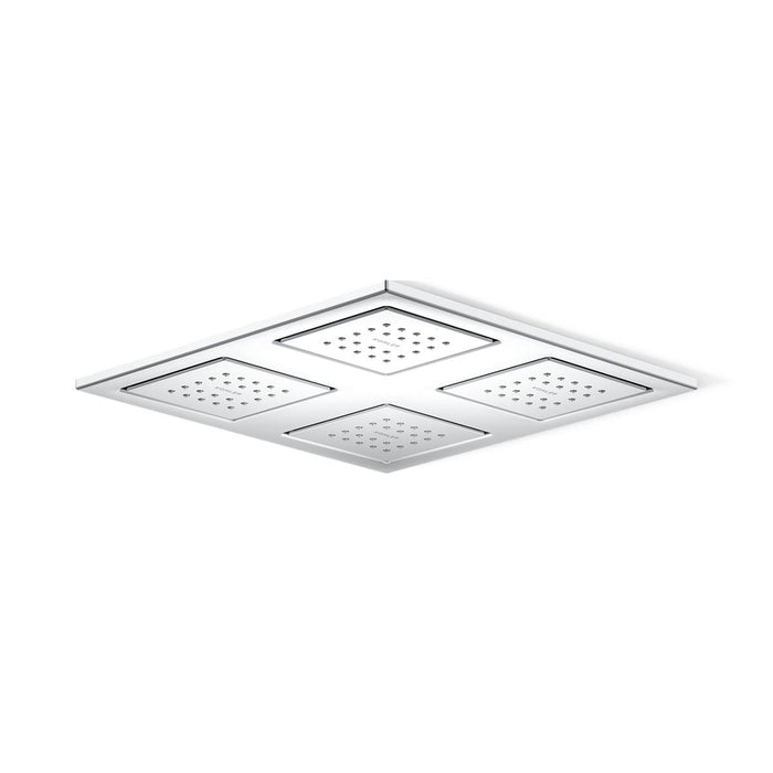 KOHLER K-98740 WaterTile Rain Overhead Shower Panel with Four 22-nozzle Sprayheads, polished chrome - view 2