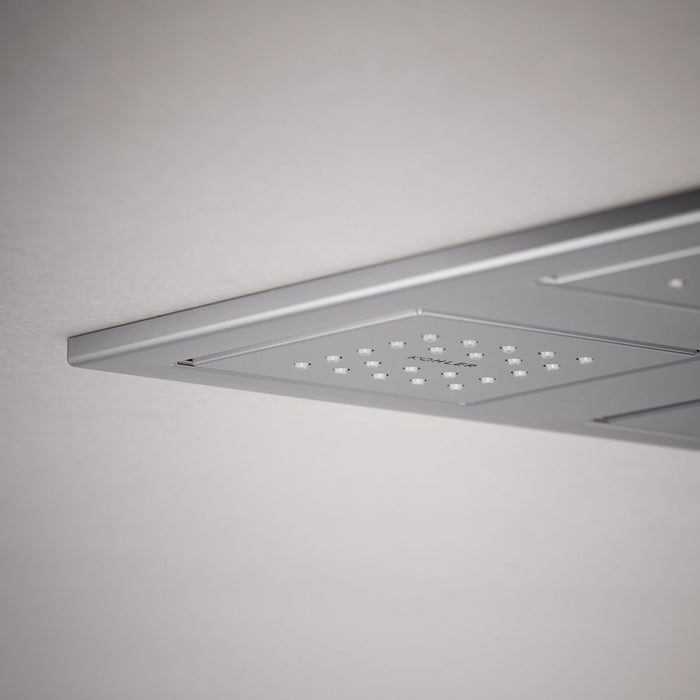 KOHLER K-98740 WaterTile Rain Overhead Shower Panel with Four 22-nozzle Sprayheads, polished chrome - view 5