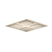 KOHLER K-98740 WaterTile Rain Overhead Shower Panel with Four 22-nozzle Sprayheads, vibrant brushed bronze
