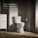 KOHLER K-98804-0 K-98804 PureWash M300 Elongated Manual Bidet Toilet Seat, white - view 3