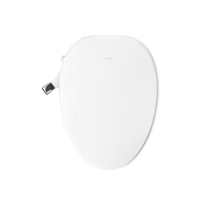 KOHLER K-98804-CP PureWash M300 Elongated manual bidet toilet seat, white - view 2