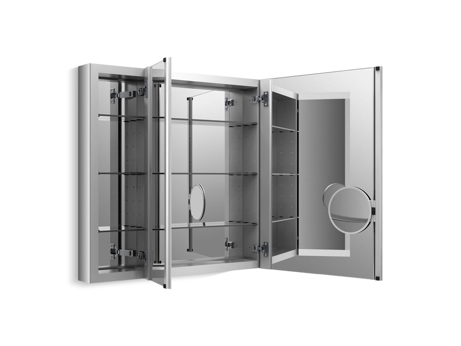 KOHLER K-99011-SCF Verdera 40" x 30" three-door medicine cabinet, not applicable - view 2