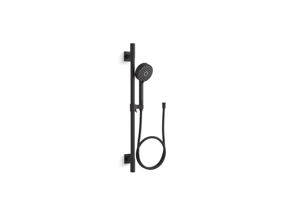 KOHLER K-99242-G Awaken G110 30" deluxe three-function handshower kit, 1.75 gpm, matte black