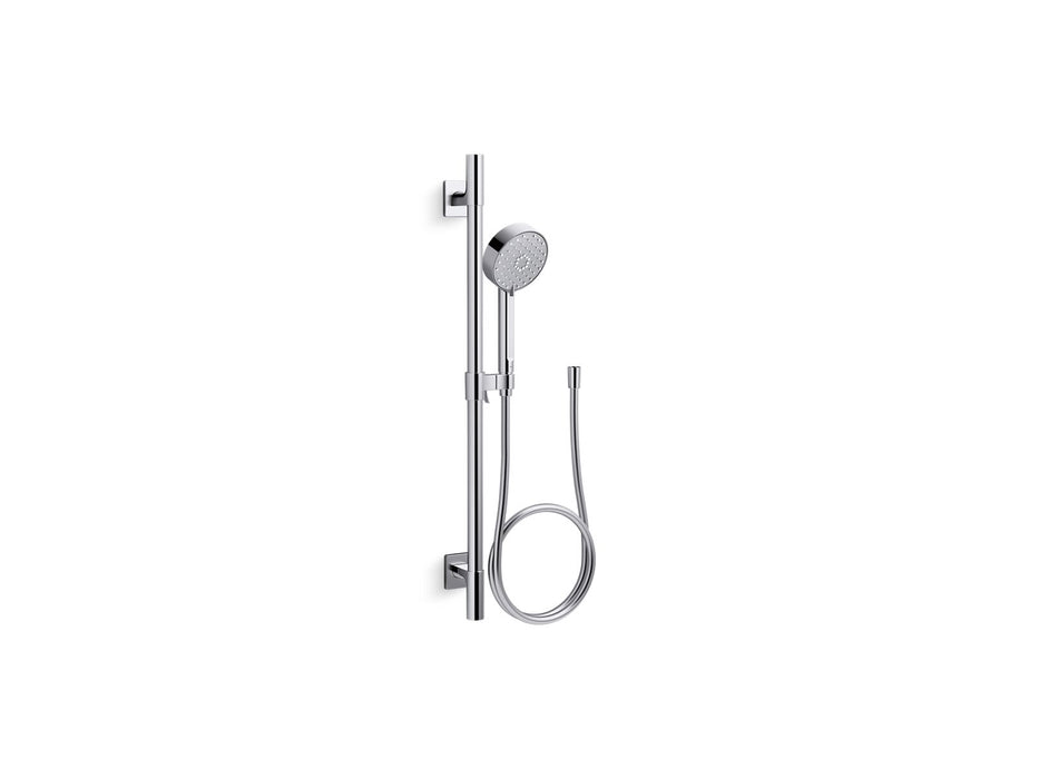 KOHLER K-99242-G Awaken G110 30" deluxe three-function handshower kit, 1.75 gpm, polished chrome