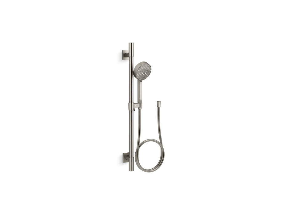 KOHLER K-99242-G Awaken G110 30" deluxe three-function handshower kit, 1.75 gpm, vibrant brushed nickel