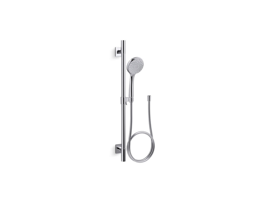 KOHLER K-99243-G Awaken B110 30" deluxe three-function handshower kit, 1.75 gpm, polished chrome