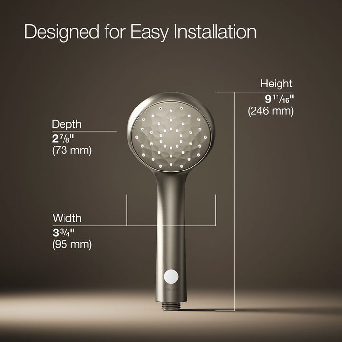 KOHLER Awaken B90 Single-function handshower with Eco-Boost