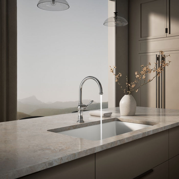 KOHLER K-99263 Artifacts Single-handle kitchen sink faucet