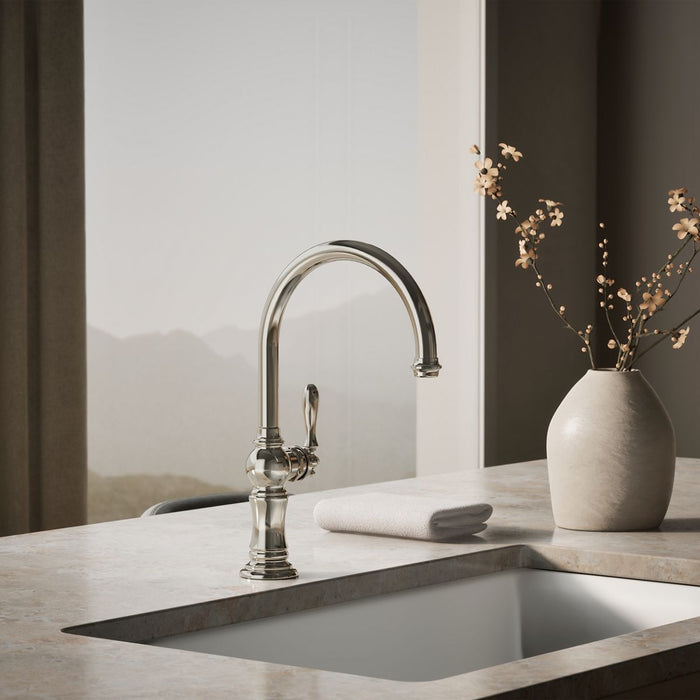 KOHLER K-99263 Artifacts Single-handle kitchen sink faucet