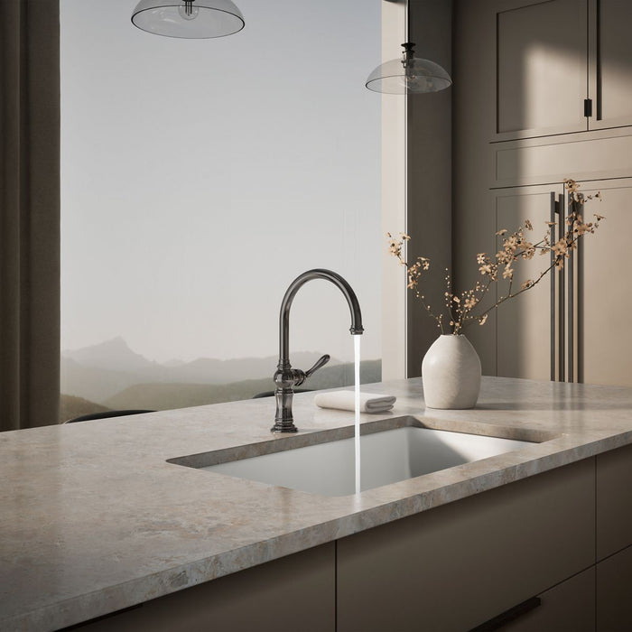 KOHLER K-99263 Artifacts Single-handle kitchen sink faucet