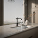 KOHLER K-99265 Artifacts Single-handle kitchen sink faucet with side sprayer, matte black - view 5