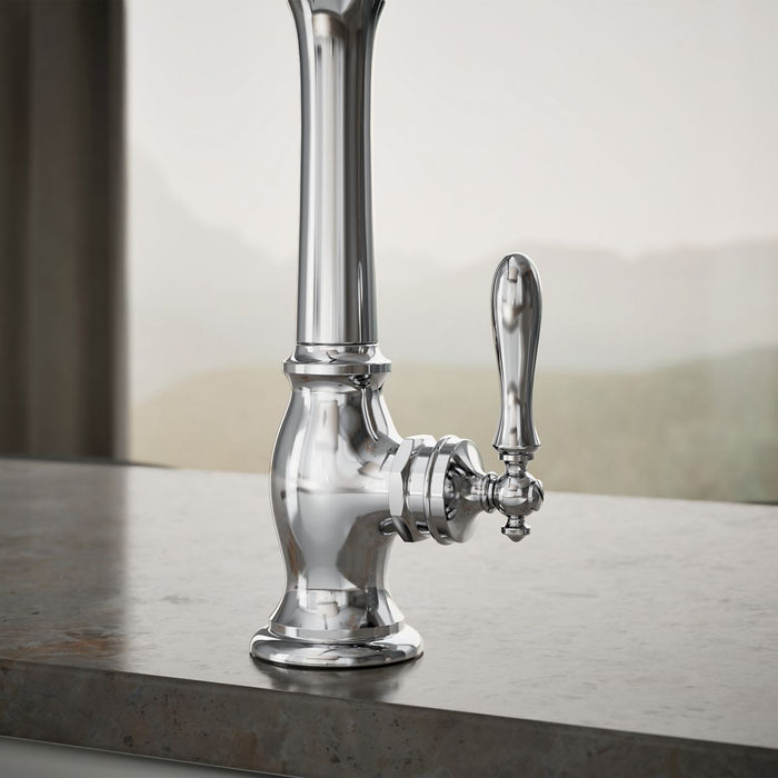 KOHLER K-99266 Artifacts Single-handle kitchen sink faucet, polished chrome - view 2