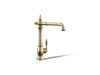 KOHLER K-99266 Artifacts Single-handle kitchen sink faucet, vibrant french gold