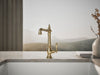 KOHLER K-99266 Artifacts Single-handle kitchen sink faucet, vibrant french gold - view 2