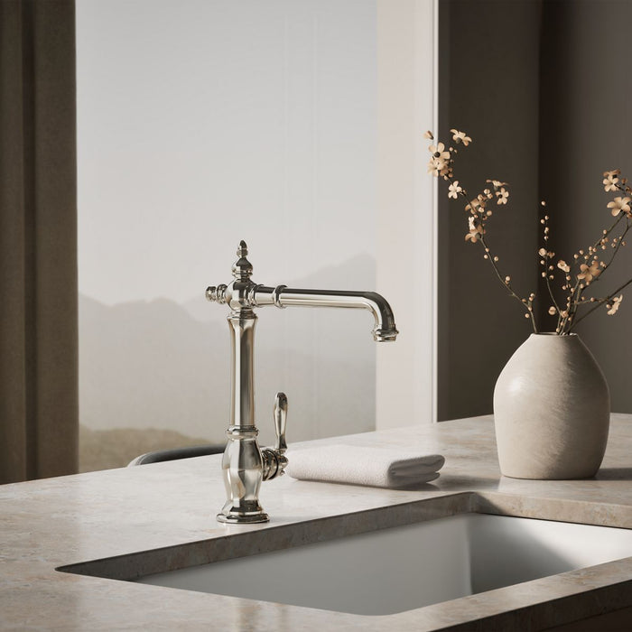 KOHLER K-99266 Artifacts Single-handle kitchen sink faucet