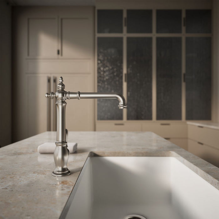 KOHLER K-99266 Artifacts Single-handle kitchen sink faucet